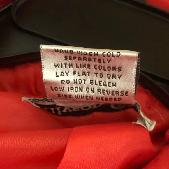 Allyson Cara Red Two-Piece Satin Suit - Picture 15 of 15